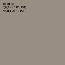 #998E83 - Natural Gray Color Image